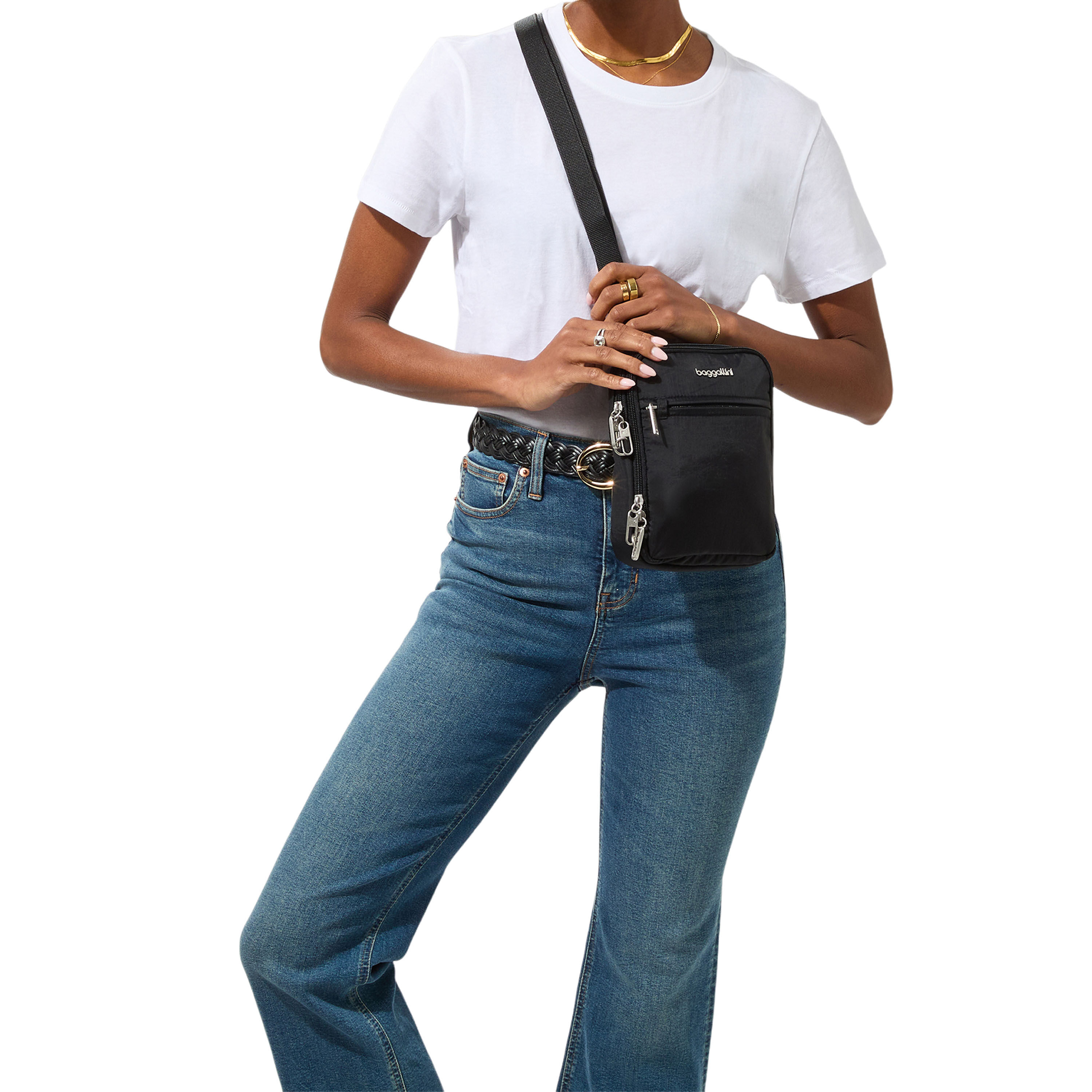 Securtex&reg; Classic Anti-Theft Mini Everything Crossbody