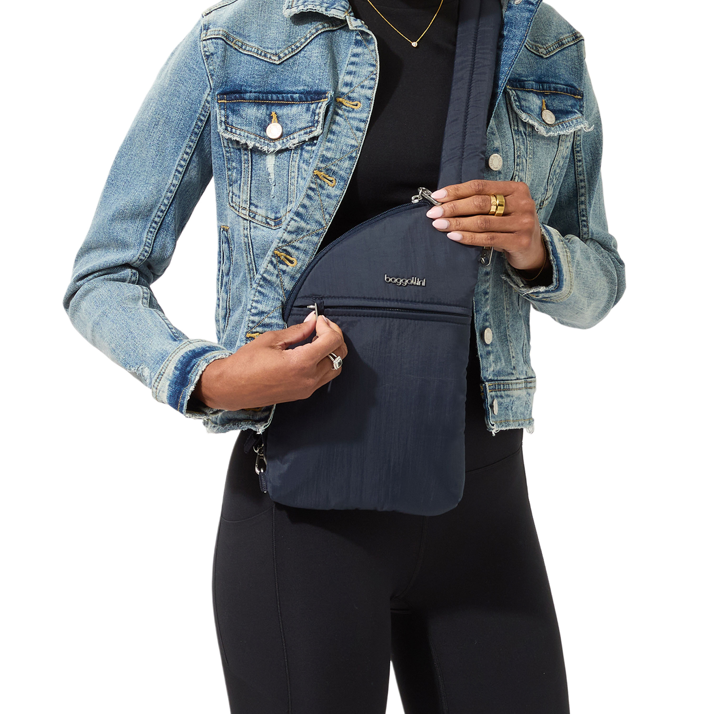 Securtex&reg; Anti-Theft Half Moon Sling Bag