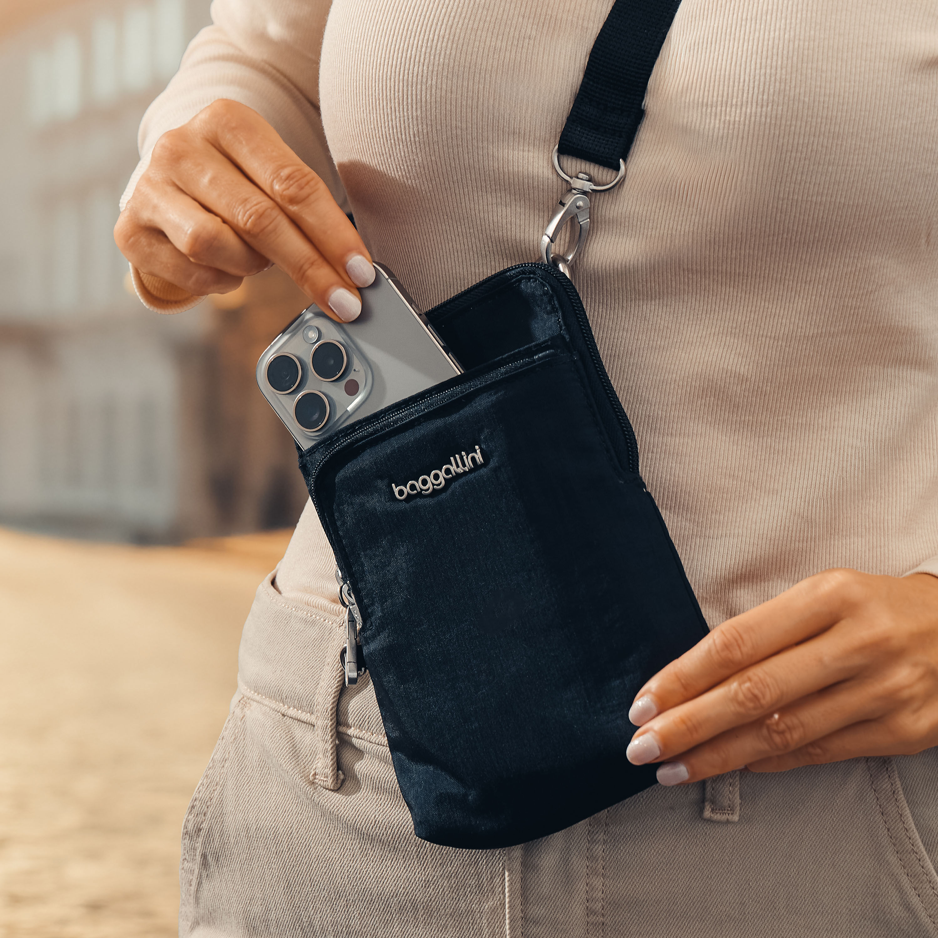 Securtex&reg; Classic Anti-Theft Activity Crossbody Bag