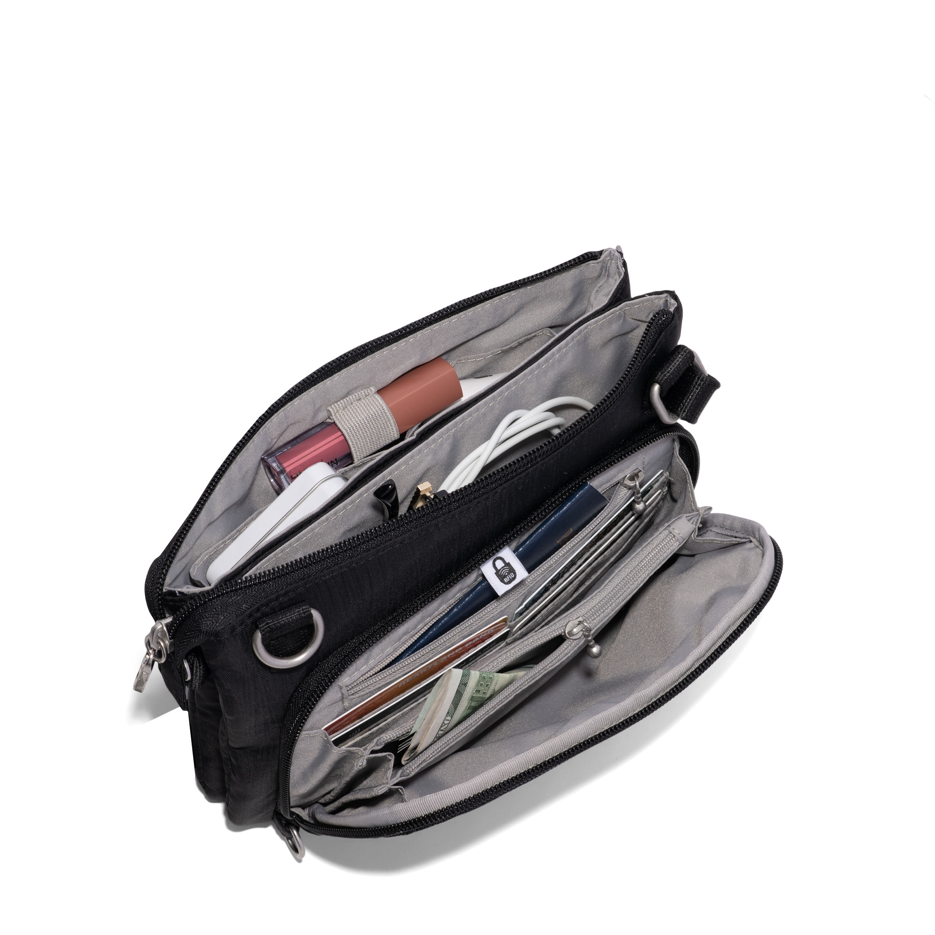 Securtex&reg; Classic Anti-Theft Stash Crossbody