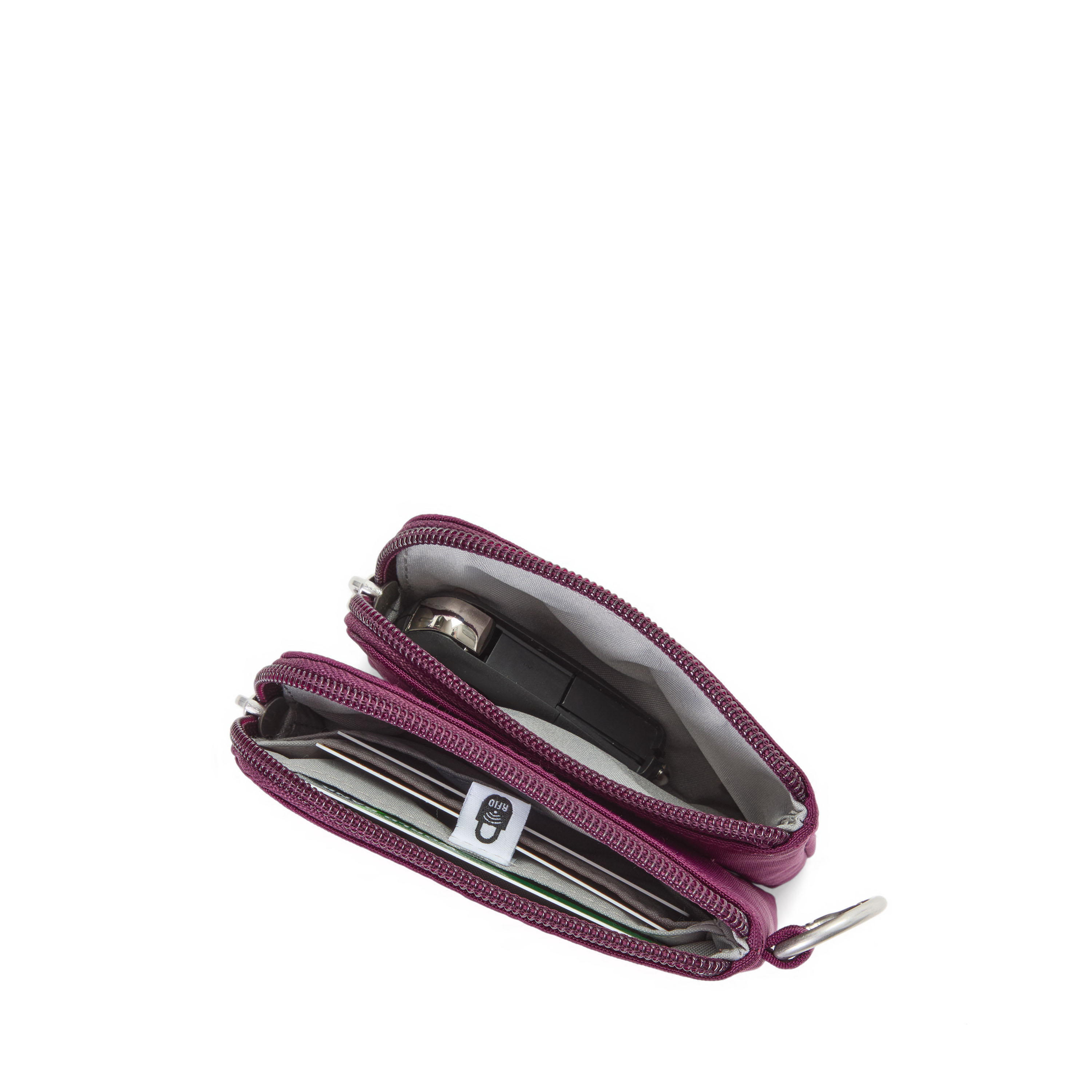 Double Zip Card Pouch
