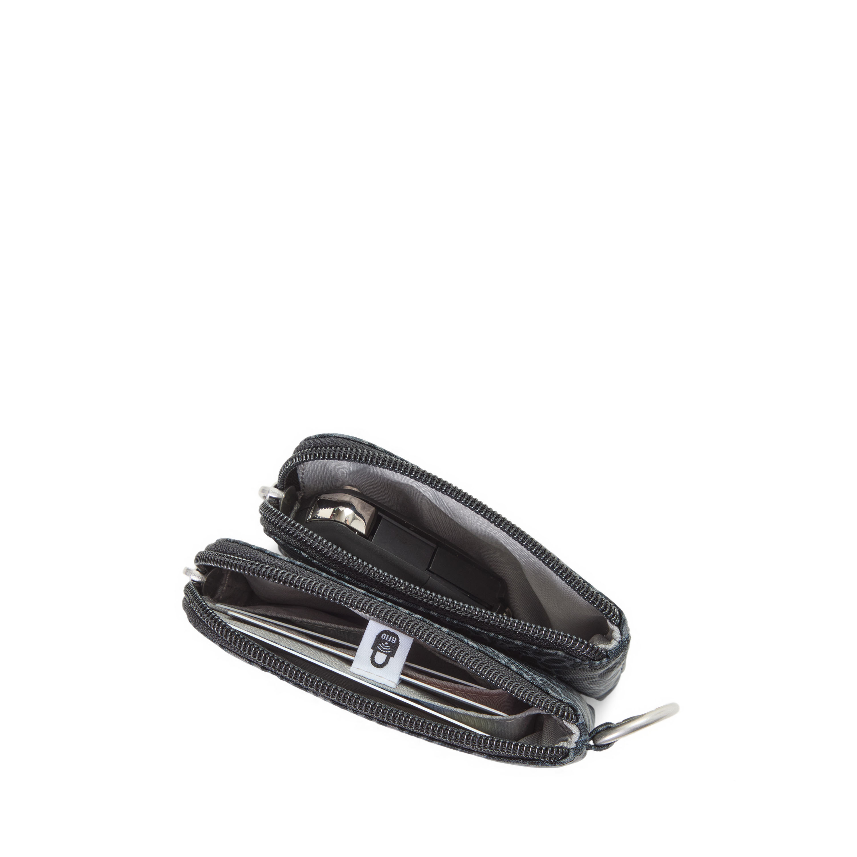 Double Zip Card Pouch