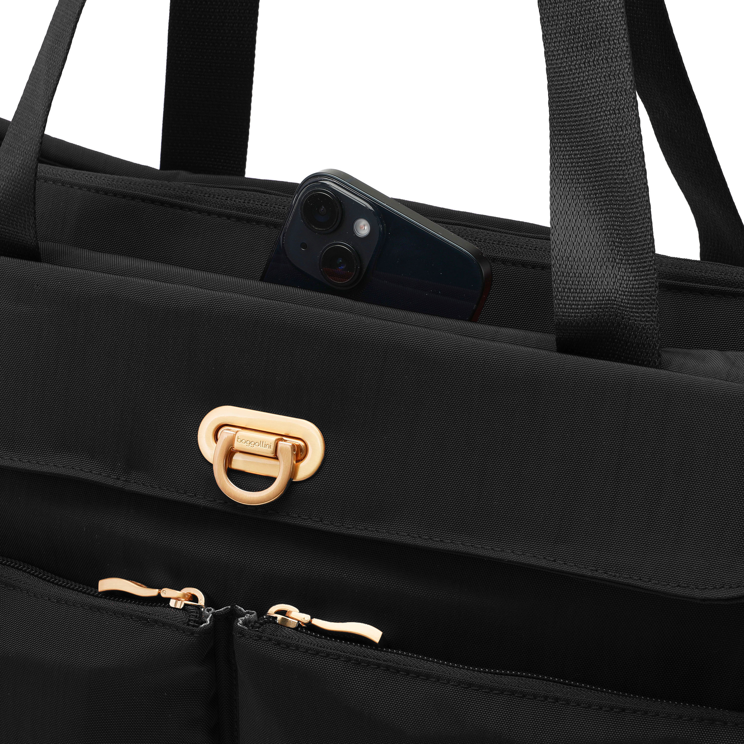 Coastal Flip Lock Tote