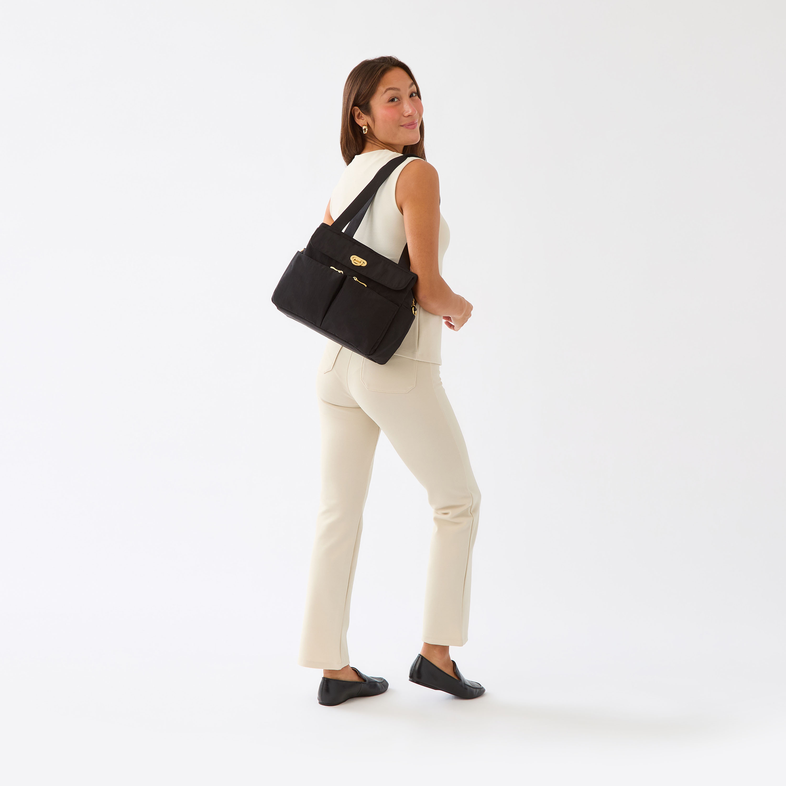 Coastal Flip Lock Trio Satchel
