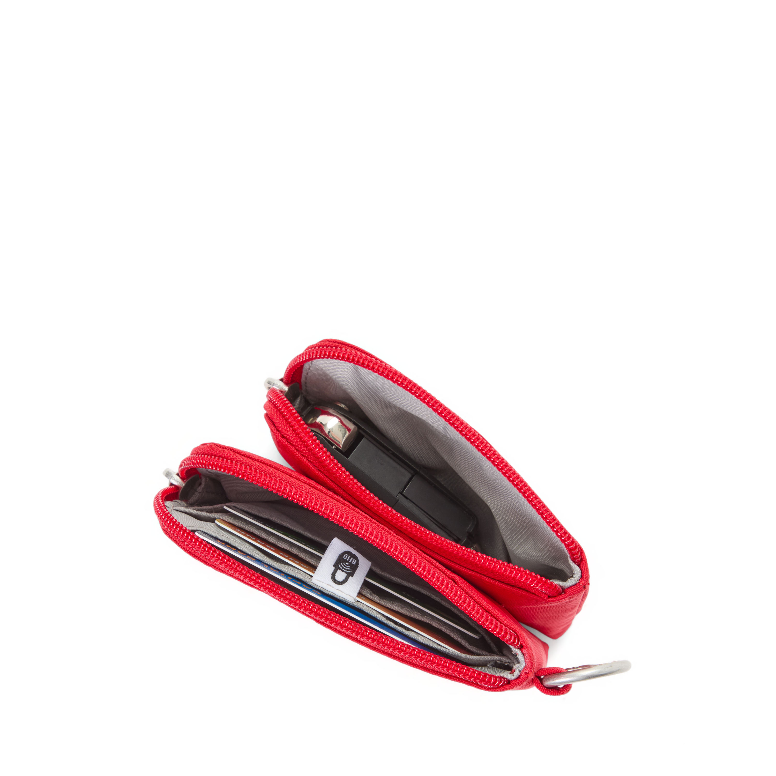 Double Zip Card Pouch