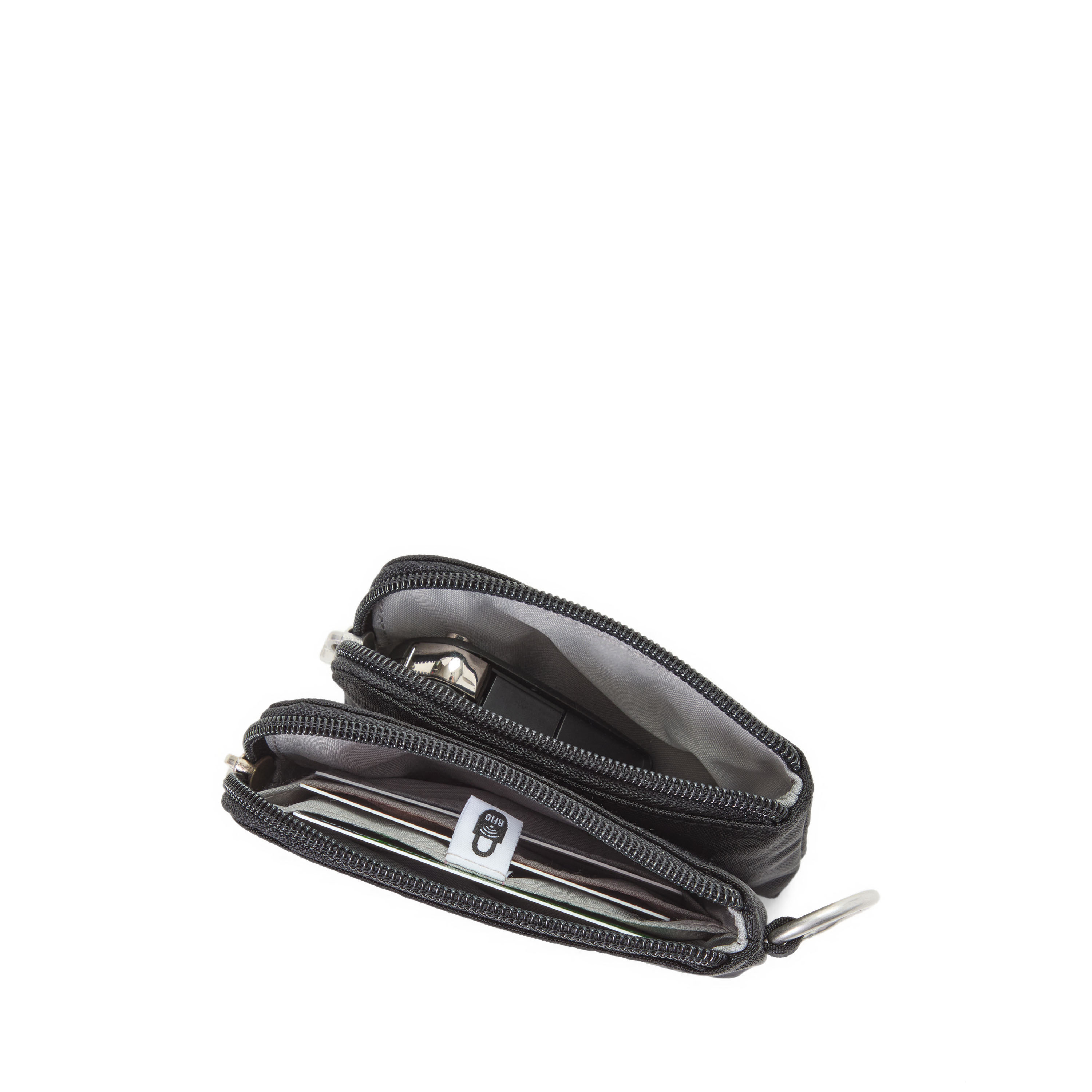 Double Zip Card Pouch