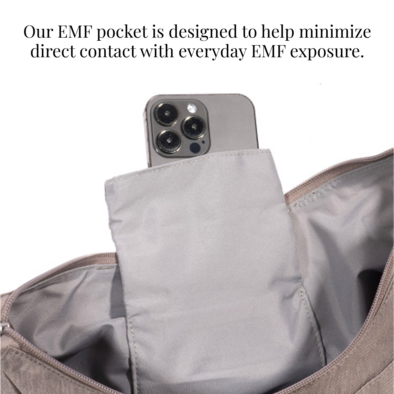 EMF Blocking Pocket - Modern Everywhere Bagg