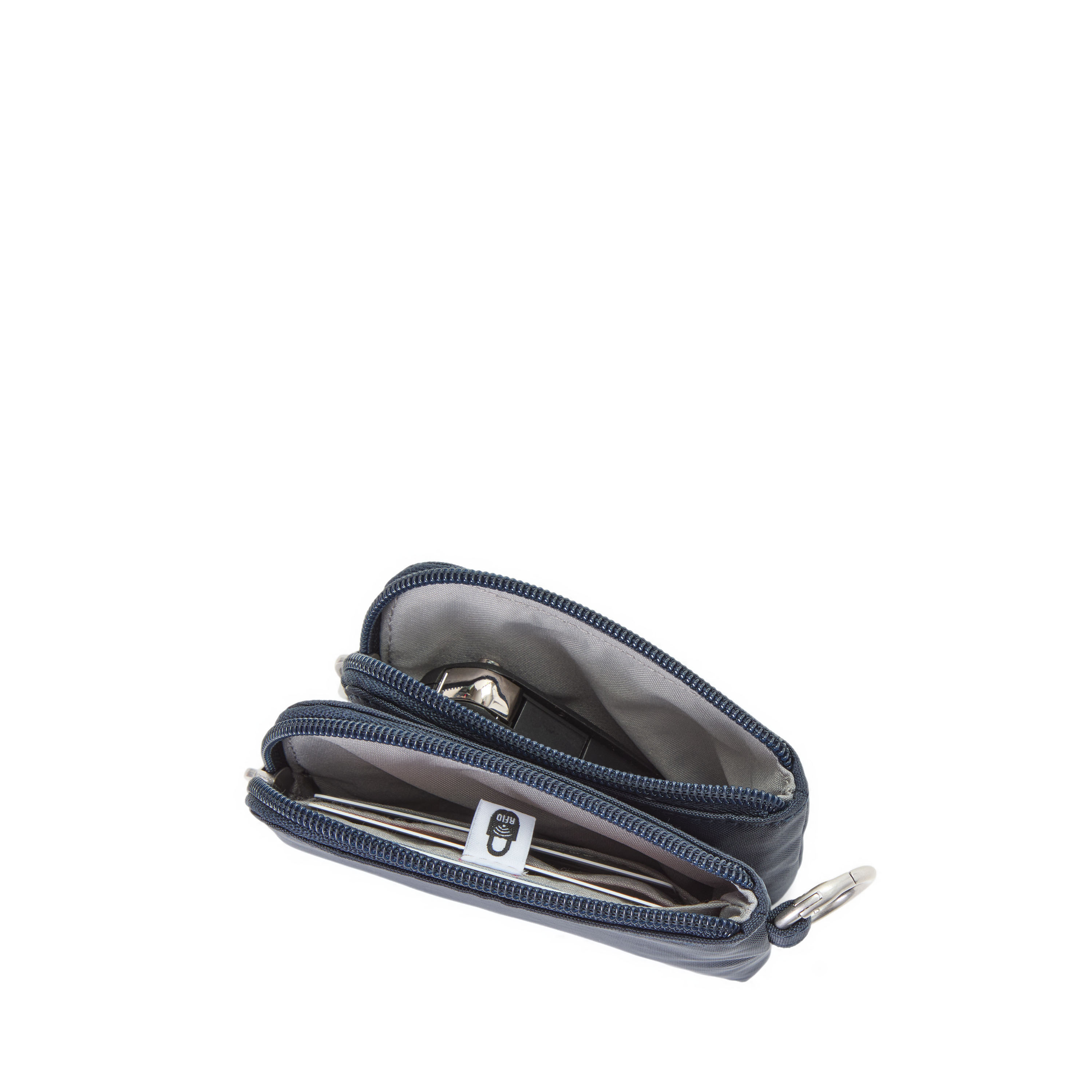 Double Zip Card Pouch